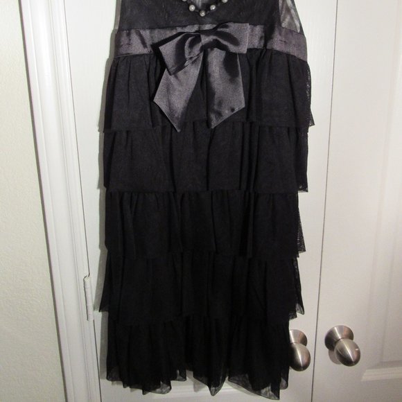 Wish Black Ruffle Dress - Picture 4 of 4